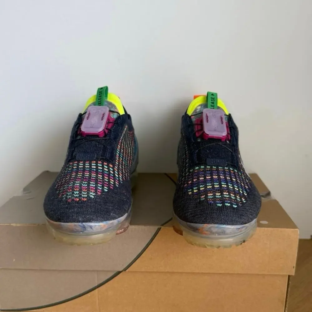 Nike Air Vapormax Flyknit ‘Deep Royal Blue’ Men Sneakers- SZ Men 6.5 - Women 8 - Picture 7 of 11